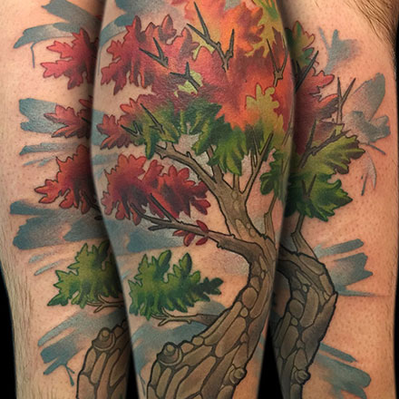 Autumn Tree Tattoo